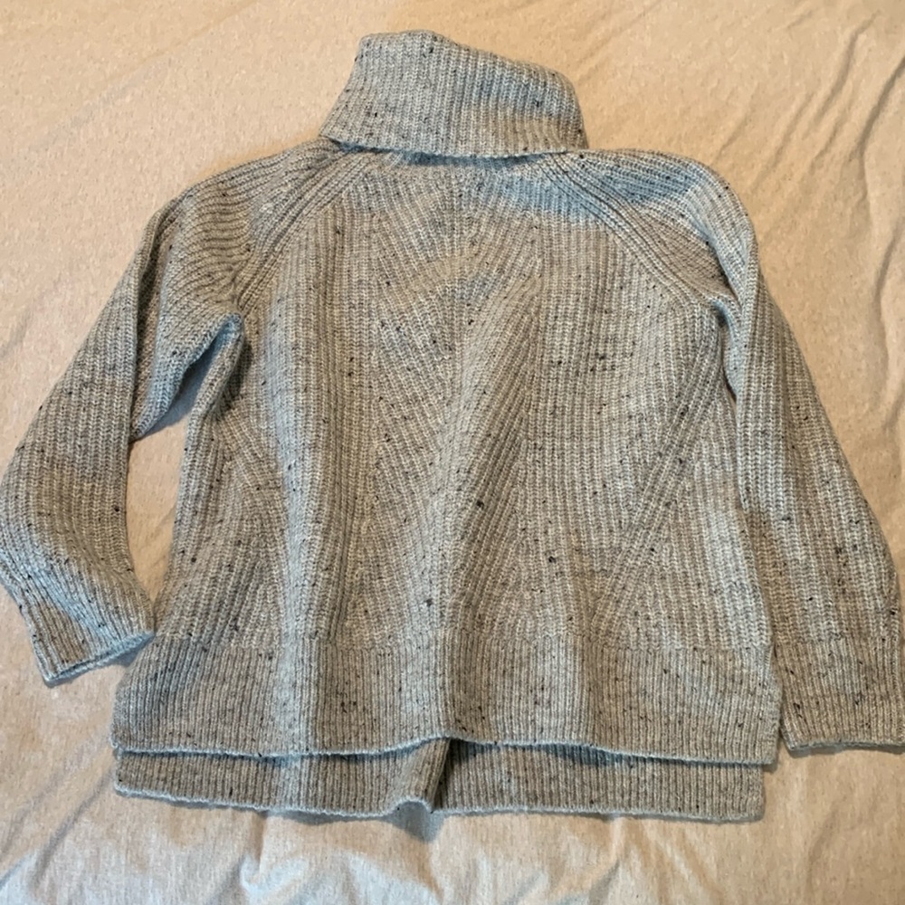 Madewell Gray Cowl Neck Sweater